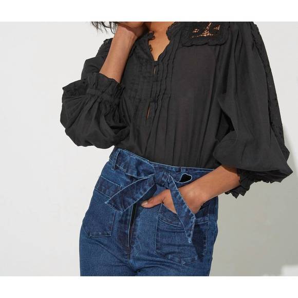 NEW CLEOBELLA claudia blouse in black - Picture 3 of 5